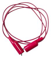 BU-3030-A-24-2 - Insulated Crocodile Clip Test Lead, 24", 300V, 10A, Red
