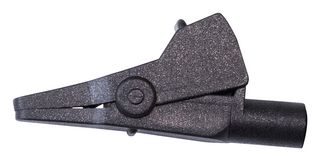 BU-651-0 - Fully Insulated Crocodile Clip, 300V, 10A, Black