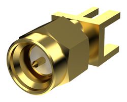 EMPCB.SMAMST.A - SMA (M) ST for PCB Edge Mount Gold Plating 0.94mm Board