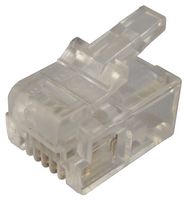 MHRJ116P4CR - Plug, RJ11, Rounded, 6P4C