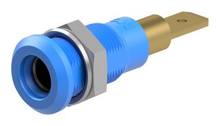 64.3040-23 - 4mm Socket, Metal, Blue, 25A, QC