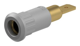 64.3010-28 - 4mm Socket, Metal, Grey, 25A, QC, P/Fit