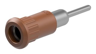 64.3011-27 - 4mm Banna Socket, 1.9mm Pin, 60V DC, 25A, Brown