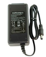 MP010266 - AC/DC External Power Supply, IEC C14, 24V DC, 1A, 24W, 2.1mm DC Plug