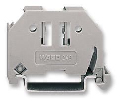 249-117 - 10mm Screwless End Stop, For 35mm DIN Rail Mount Terminal Blocks