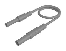 934046106 - 4mm Banana Plug Test Lead, 1kV, 32A, 1m, Grey