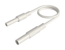934046107 - 4mm Banana Plug Test Lead, 1kV, 32A, 1m, White
