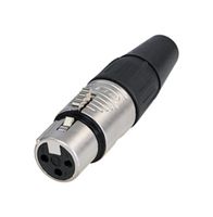 RC3F - 3 Pole XLR Socket, Nickel