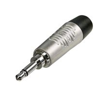 RTP2C - 3.5mm Mono Jack Plug, Nickel