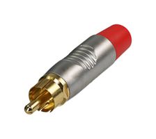 RF2C-AU-2 - RCA Phono Plug, Nickel, Red