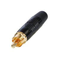 RF2C-B-0 - RCA Phono Plug, Black