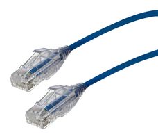 2994-3B - Slim Cat6 UTP LSOH Ethernet Patch Lead, 3m Blue