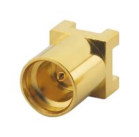 PCB.MMCXFSTJ.SMT.HT - MMCX Straight PCB Mount, Jack, Gold, 50 Ohm, Surface Mount
