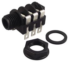 NMJ6HF-S - 1/4" SOCKET, 6P, SWITCHED, FULL NOSE