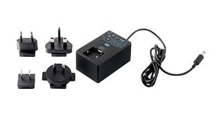 15DYS851-480105G-K - Interchangeable AC/DC Power Supply, 48V DC, 1.05A, 50W, 2.1mm Plug