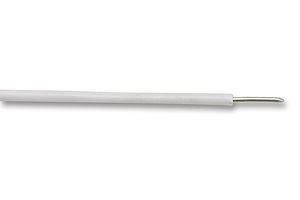 91-9616-27 - PTFE Insulated Equipment Wire White 26 AWG 1 x 0.4mm - 25m Reel