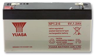 NP1.2-6 - 6V 1.2Ah NP Series Sealed Lead Acid Battery