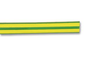 PELB0425 - 19mm 2:1 Normal Wall Heat Shrink Tubing, Green/Yellow, 1.2m