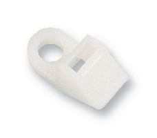 LKM-NAT(100 PACK). - Heavy Duty Nylon Cable Tie Mount Natural 7.6mm 100 Pack