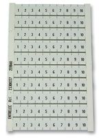 233.002.27 - 6mm Pitch Markers, 1 - 10, Pack of 10