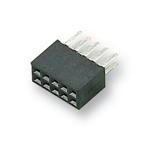 M50-3000545 - PCB Receptacle, Vertical, Board-to-Board, 1.27 mm, 2 Rows, 10 Contacts, Through Hole Mount