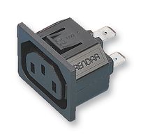 4723 - IEC C13 Outlet (F), Snap-In, 1mm