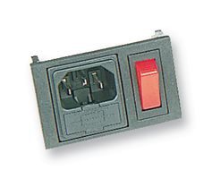 BZH01/Z0000/02 - IEC Inlet, Red Illuminated