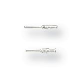 09 15 000 6122 - Heavy Duty Connector Contact, Han D, Pin, 18 AWG, Crimp, 10A, Copper, 10 Pack