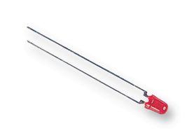 HLMP-1700 - LED, 3mm, Red, 2.1mcd, 626nm