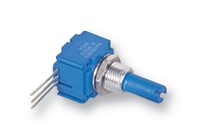 91A1A-B28-B15L - Rotary Potentiometer, Conductive Plastic, 10K, 1 Turns, Linear, 1 W, +/- 20%, 91 Series