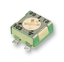 TS53YL103MR10 - Trimmer, Single Turn, Cermet, Top Adjust, 10K, Surface Mount, 1 Turns