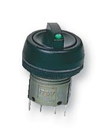 76-9470/439088G - Switch, Rotary, 2 Position, Green