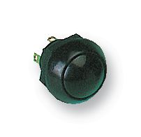 P9113122 - Industrial Pushbutton Switch, P9, 12 mm, SPDT-DB, Momentary, Flush, Black