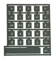 70A00101 - Legend Tiles, Set A, Silicone Rubber, Keypad Legend