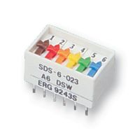 SDS-6-023 - Switch, DIL, ST, 6 Way