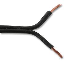 3788040 - Fig 8 Speaker Cable, 13/0.22 mm², 100m, Black