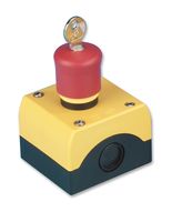 M22-PVS/KC11/IY - Enclosure, Emergency Stop Button, Key Reset