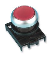 M22-DL-R+M22-A - Push Button Switch, Momentary, Illuminated Red, 22mm
