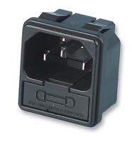 JR-101-1FS - Inlet, IEC, Fused, Snap-Fit