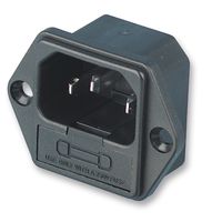 JR-101-1F - Connector, Inlet, IEC, Fused, 6.3A, Panel