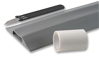PLCC1/G 9M - Cable Protector Single Channel 16 x 8mm Grey 9m