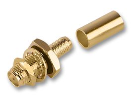 19-04F-3-TGG - Jack SMA, Bulkhead, RG58, Crimp