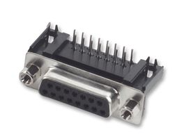8LCM015S-304B-XX - 15 Pin D-Sub Right Angle PCB Socket