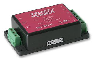TML 20205C - AC/DC Enclosed Power Supply, 5V/-5V DC, 2A, 20W