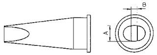 LHTC - Soldering Iron Tip, Chisel, 3.2 mm
