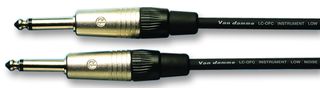 101-002 - 6.35mm (1/4") Mono Jack to Jack Lead, 3m Black