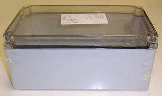 PCM 95T - IP67 Piccolo Polycarbonate Enclosure with Transparent Lid - 230x140x95mm