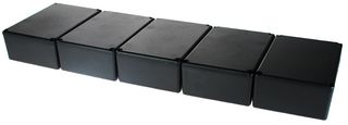 RX2009/S-FB-5 - Black ABS Potting Boxes with Lids - 64x43x25mm (Pack of 5)