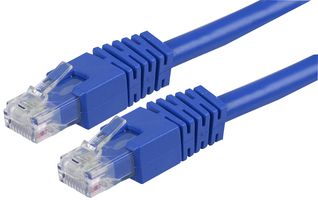 PS11308 - RJ45 Male to Male Cat6 UTP Ethernet Patch Lead, 0.2m Blue