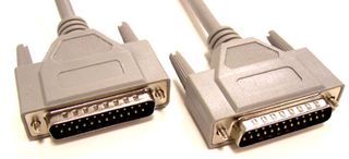 PS11270 - 25 Pin D (DB25) Serial Male to Male Lead, 2m